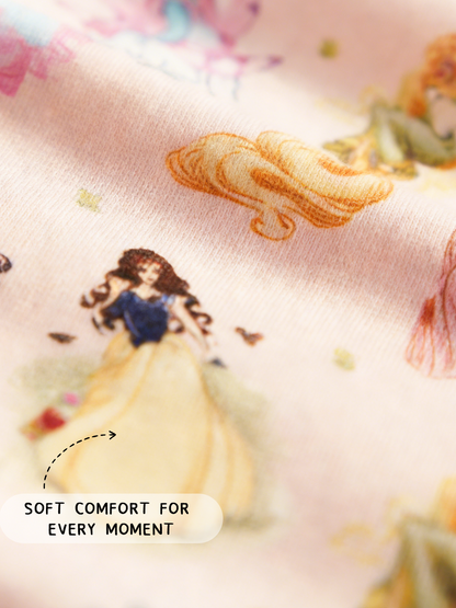 Fairytale Princess Magic Pink Kids Two-Piece Pajama Set