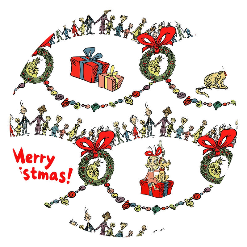 Christmas Green Face Cheer Bamboo Family Matching Pajamas）