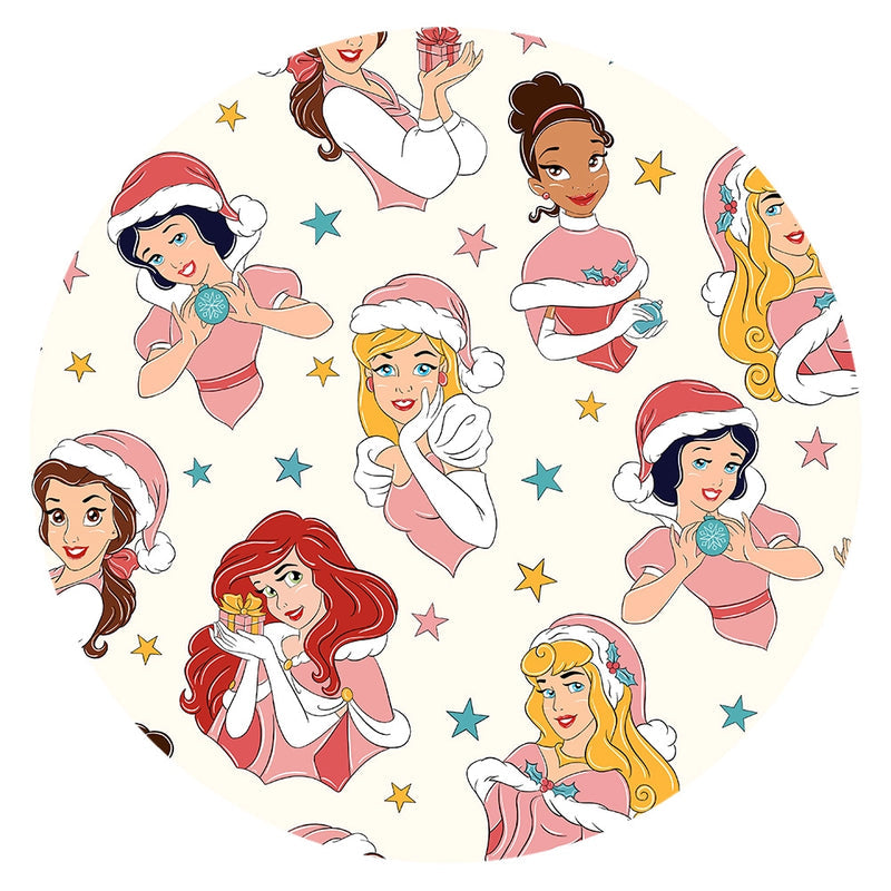 Christmas Pink Princess Kids Bamboo Long Sleeves Dress