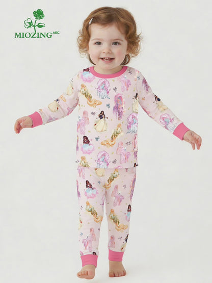 Fairytale Princess Magic Pink Kids Two-Piece Pajama Set
